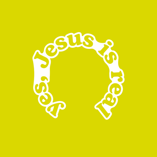 Yes, Jesus Is Real Window Static Cling Decal